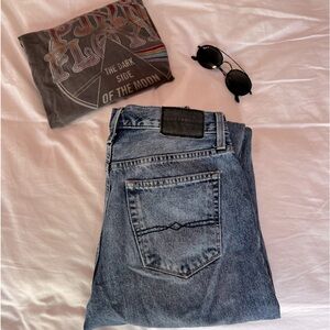 Lucky Brand High Rise Ankle Mom Jeans